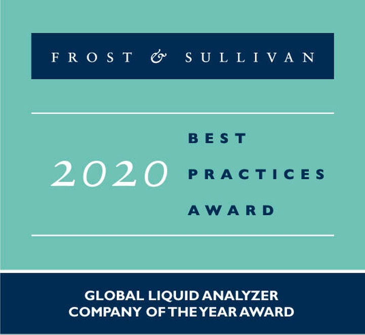 Endress+Hauser получает международную награду "Компания года" от Frost & Sullivan за приборы  анализа жидкостей.