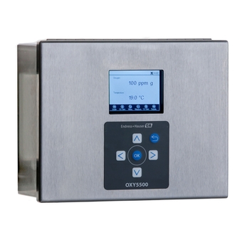 OXY5500 oxygen analyzer, Quenched Fluorescence, QF, right angle view Product picture OXY5500 oxygen analyzer box, right angle view