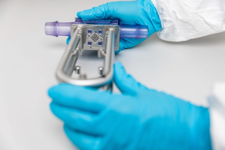 Promass U 500 disposable part with qr code